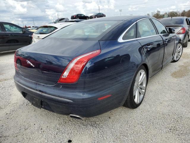 SAJWA2GB7CLV38094 - 2012 JAGUAR XJL BLUE photo 4