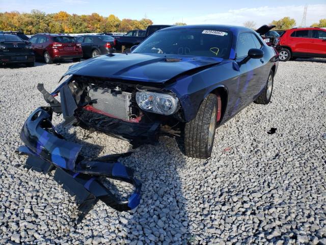 2C3CDYBT0DH554023 - 2013 DODGE CHALLENGER PURPLE photo 2