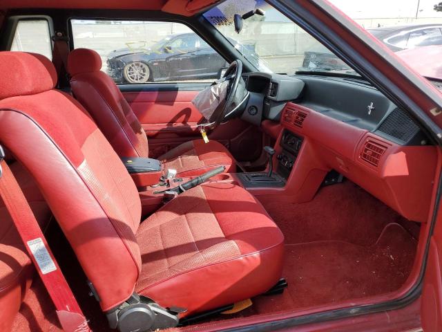 1FACP40M1MF154308 - 1991 FORD MUSTANG LX RED photo 5