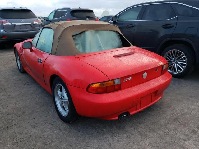 4USCH7323TLB75998 - 1996 BMW Z3 1.9 RED photo 3