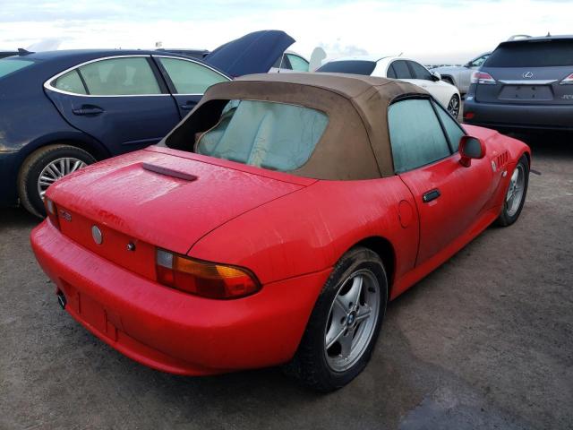 4USCH7323TLB75998 - 1996 BMW Z3 1.9 RED photo 4