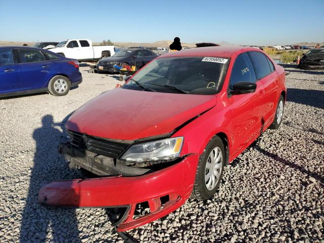 3VW2K7AJ9BM394890 - 2011 VOLKSWAGEN JETTA BASE 红色 照片 2