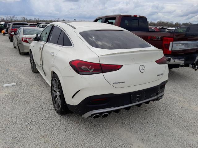 4JGFD6BBXMA222833 - 2021 MERCEDES-BENZ GLE COUPE SILVER photo 3