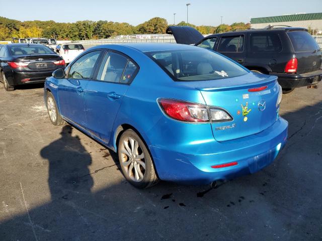 JM1BL1S64A1169098 - 2010 MAZDA MAZDA3 S BLUE photo 3