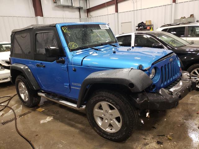 1J4AA2D1XAL136954 - 2010 JEEP WRANGLER S BLUE photo 1