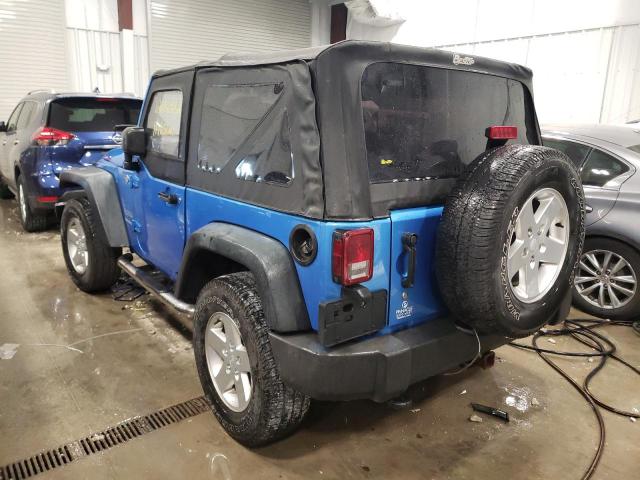 1J4AA2D1XAL136954 - 2010 JEEP WRANGLER S BLUE photo 3