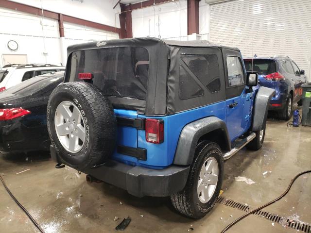 1J4AA2D1XAL136954 - 2010 JEEP WRANGLER S BLUE photo 4