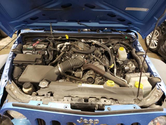 1J4AA2D1XAL136954 - 2010 JEEP WRANGLER S BLUE photo 7