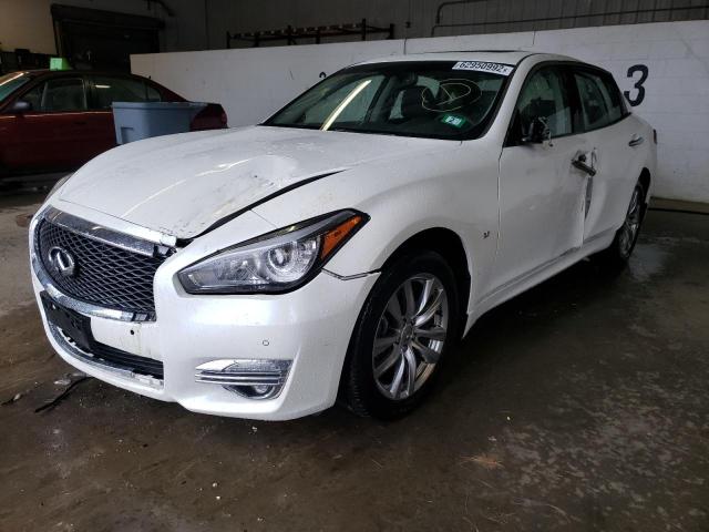 JN1BY1AR6KM585217 - 2019 INFINITI Q70 3.7 LU WHITE photo 2