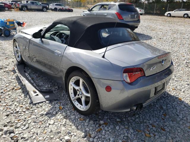 4USBU53598LX04686 - 2008 BMW Z4 3.0SI GRAY photo 3