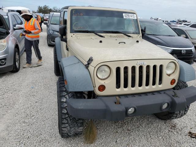 1J4AA2D10BL541478 - 2011 JEEP WRANGLER S BEIGE photo 1