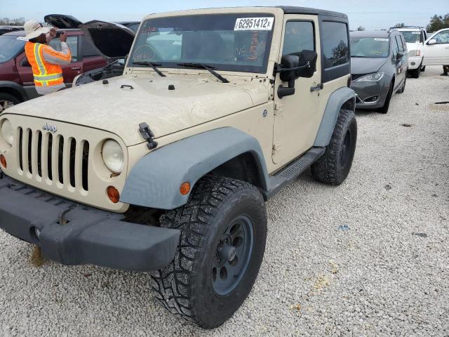 1J4AA2D10BL541478 - 2011 JEEP WRANGLER S BEIGE photo 2