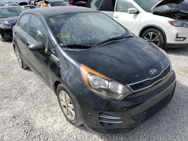 KNADN5A31G6659153 - 2016 KIA RIO EX BLACK photo 1