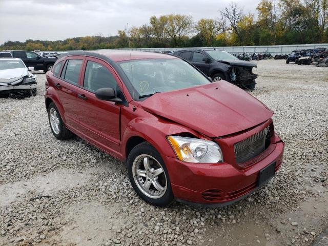 1B3HB48B47D591660 - 2007 DODGE CALIBER SX RED photo 1