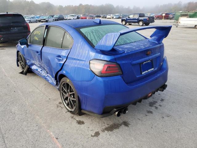 JF1VA2U69F9824912 - 2015 SUBARU WRX STI LI BLUE photo 3