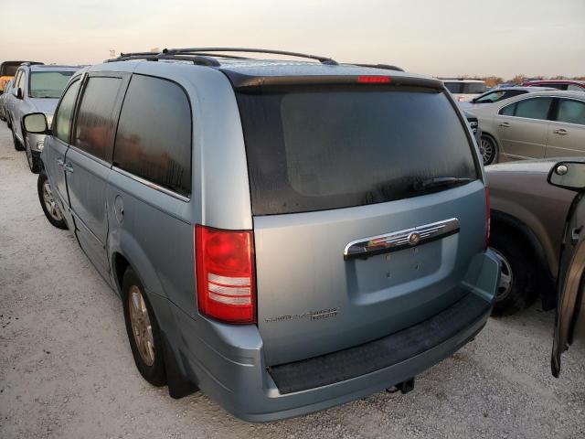 2A8HR54P68R762904 - 2008 CHRYSLER TOWN & COU BLUE photo 3