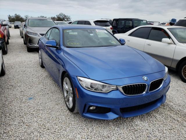 WBA4R7C57HK679558 - 2017 BMW 430I BLUE photo 1