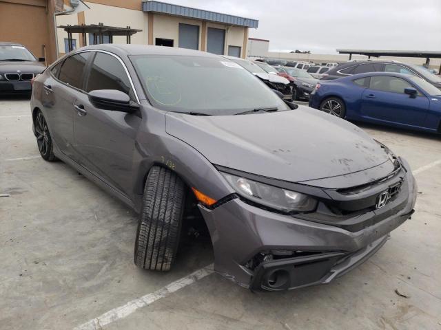 19XFC2F84KE210203 - 2019 HONDA CIVIC SPOR GRAY photo 1
