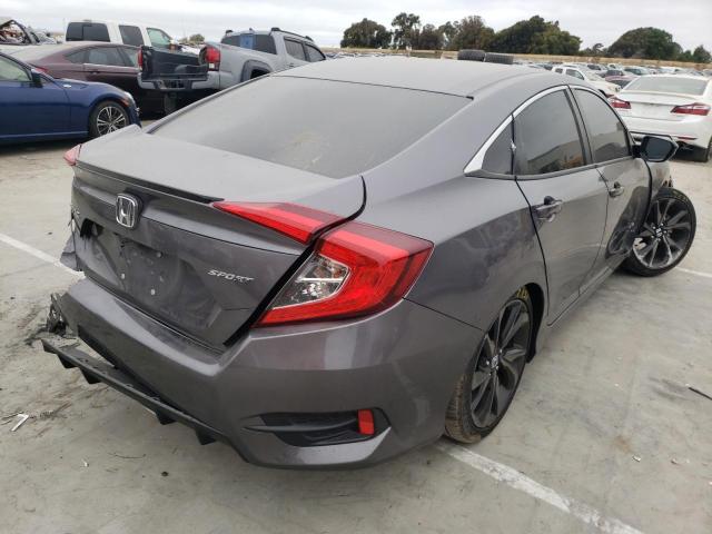 19XFC2F84KE210203 - 2019 HONDA CIVIC SPOR GRAY photo 4