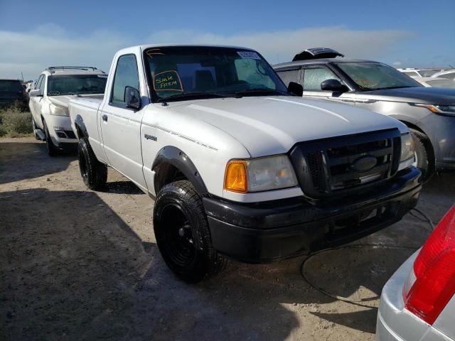 1FTYR10U45PA91824 - 2005 FORD RANGER WHITE photo 1