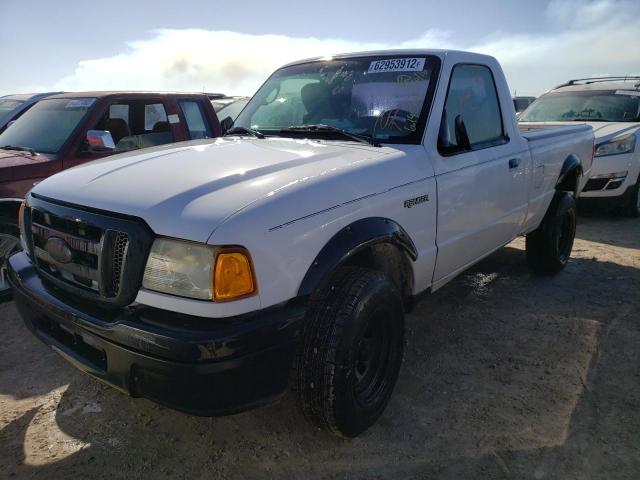 1FTYR10U45PA91824 - 2005 FORD RANGER WHITE photo 2