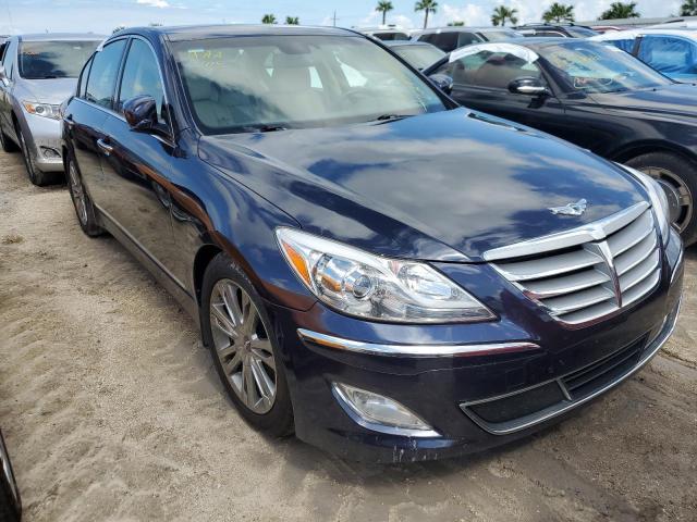 KMHGC4DF2CU179792 - 2012 HYUNDAI GENESIS 4. BLUE photo 1