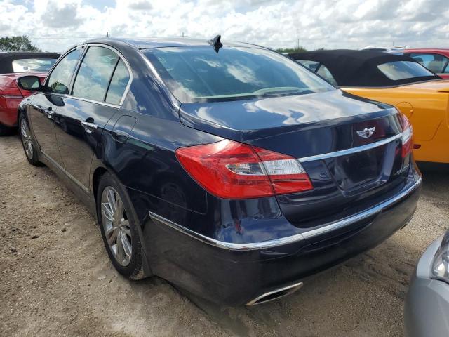 KMHGC4DF2CU179792 - 2012 HYUNDAI GENESIS 4. BLUE photo 3