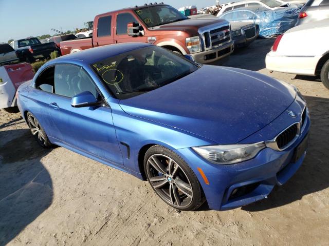 WBA3T3C50G5A42226 - 2016 BMW 435 I BLUE photo 1