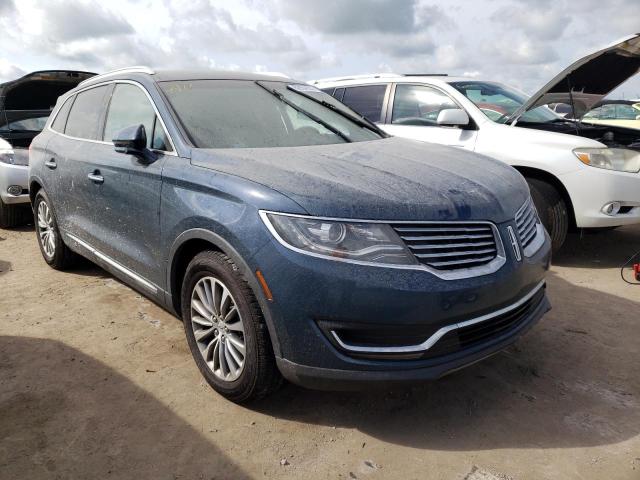 2LMTJ6KR1GBL60718 - 2016 LINCOLN MKX SELECT BLUE photo 1