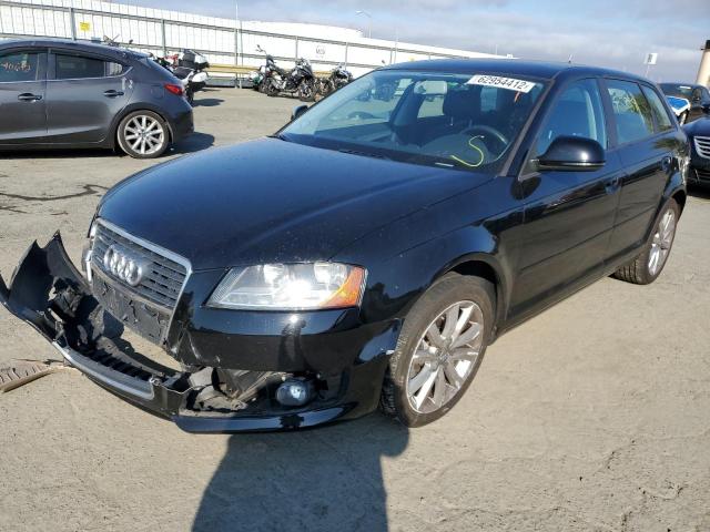 WAUKF78P69A103476 - 2009 AUDI A3 2.0T QU BLACK photo 2