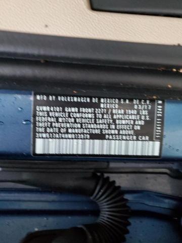 3VW517AT4HM813979 - 2017 VOLKSWAGEN BEETLE S/S 蓝色 照片 10