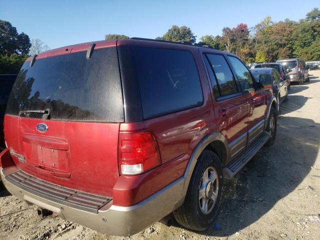 1FMFU18L74LB23474 - 2004 FORD EXPEDITION RED photo 4