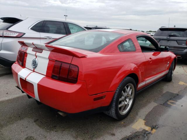 1ZVHT88S675338785 - 2007 FORD MUSTANG SH RED photo 4