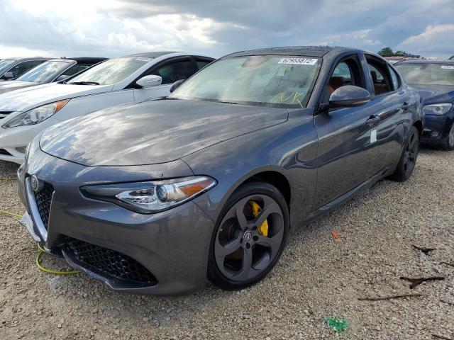 ZARFAEDN7H7536236 - 2017 ALFA ROMEO GIULIA Q4 GRAY photo 2