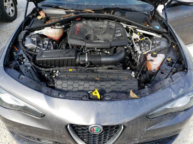 ZARFAEDN7H7536236 - 2017 ALFA ROMEO GIULIA Q4 GRAY photo 7