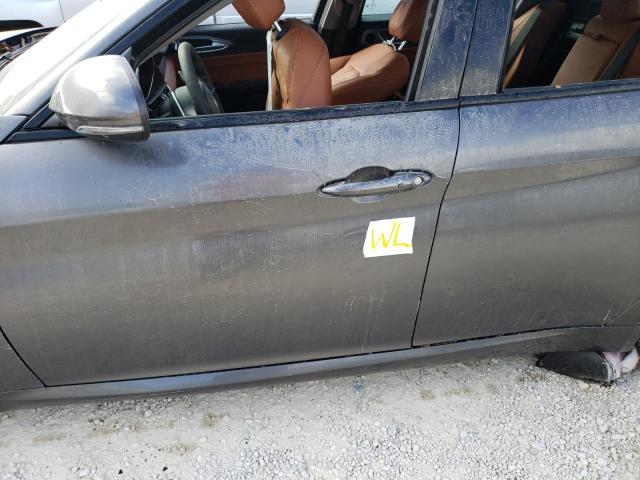 ZARFAEDN7H7536236 - 2017 ALFA ROMEO GIULIA Q4 GRAY photo 9