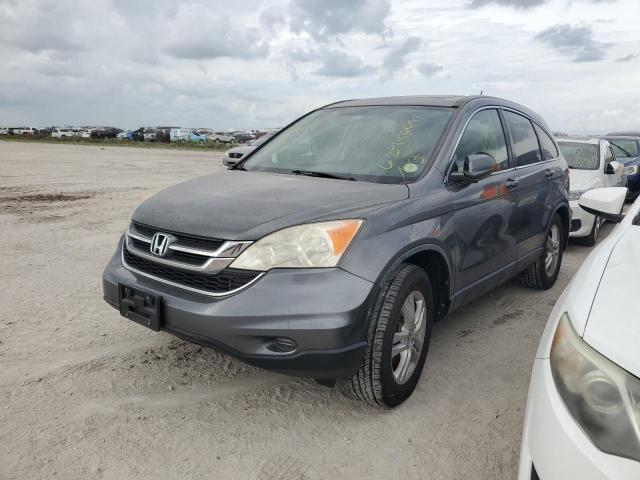 JHLRE4H71BC032512 - 2011 HONDA CR-V EXL CHARCOAL photo 2