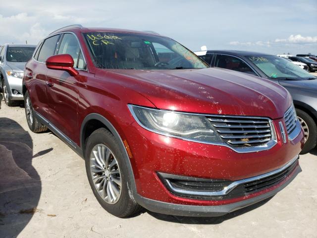 2LMTJ6KR3GBL73874 - 2016 LINCOLN MKX SELECT BURGUNDY photo 1