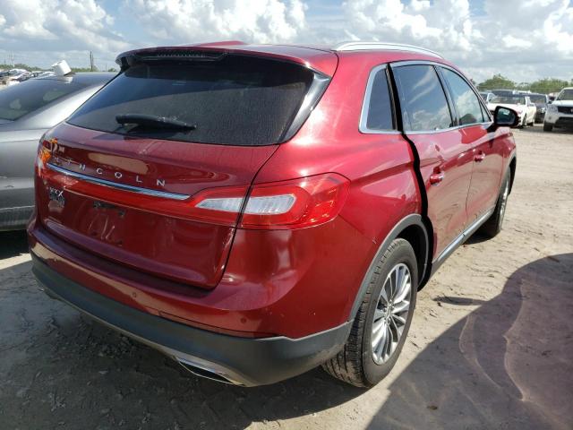 2LMTJ6KR3GBL73874 - 2016 LINCOLN MKX SELECT BURGUNDY photo 4