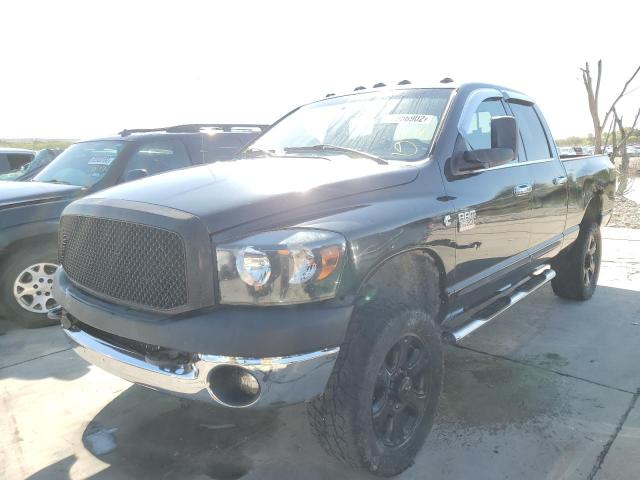 1D7KS28C97J551289 - 2007 DODGE RAM 2500 S BLACK photo 2