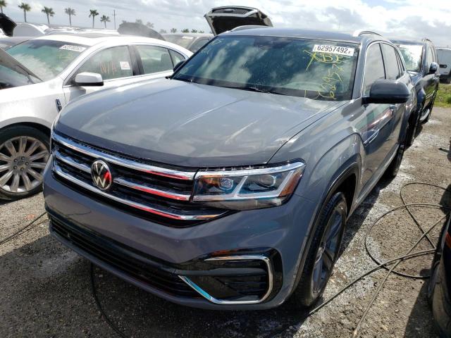 1V2SC2CA2NC206084 - 2022 VOLKSWAGEN ATLAS CROS Серый фото 2
