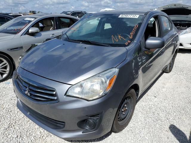 ML32F3FJ8HHF13802 - 2017 MITSUBISHI MIRAGE G4 GRAY photo 2