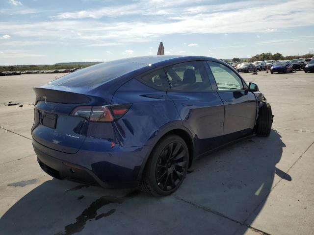 7SAYGDEE0NF481406 - 2022 TESLA MODEL Y BLUE photo 3