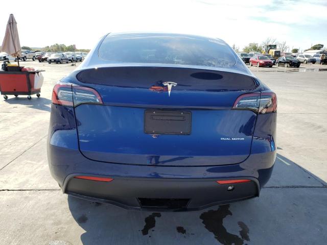 7SAYGDEE0NF481406 - 2022 TESLA MODEL Y Синий фото 6