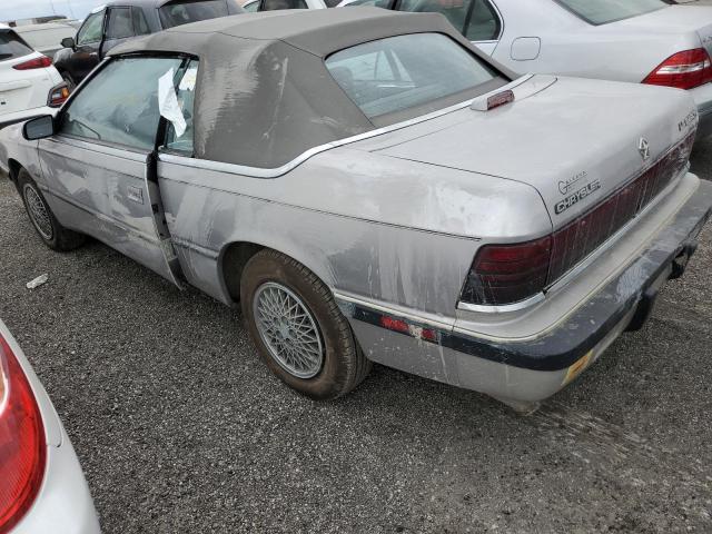 1C3XJ4539MG162295 - 1991 CHRYSLER LEBARON SILVER photo 3