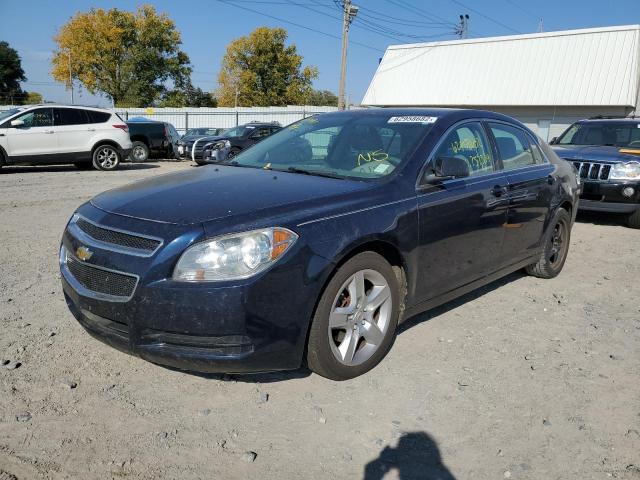 1G1ZA5EU3BF365780 - 2011 CHEVROLET MALIBU LS BLUE photo 2