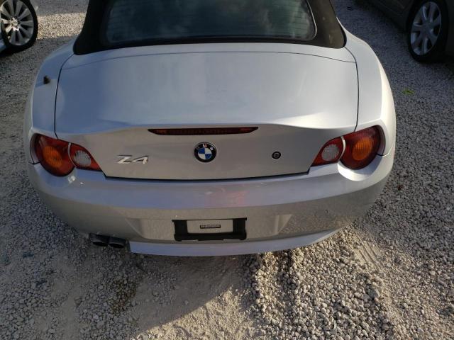 4USBT53403LU03727 - 2003 BMW Z4 3.0 SILVER photo 6