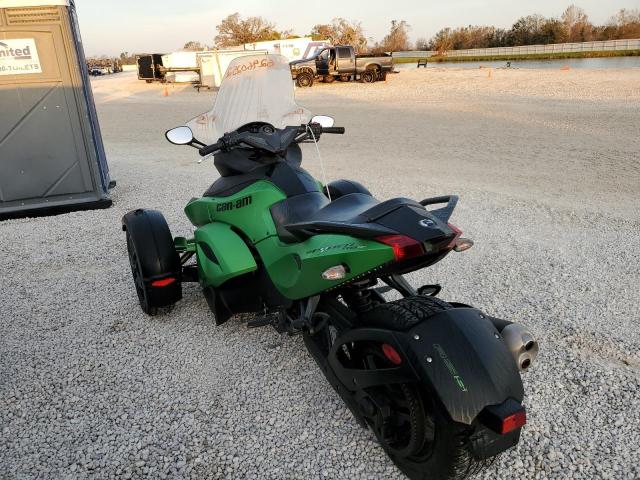 2BXJANA17CV000729 - 2012 CAN-AM SPYDER ROA GREEN photo 3