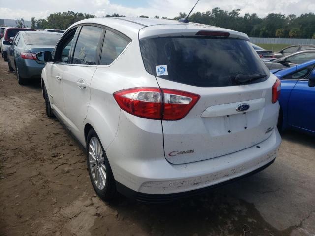 1FADP5BU7DL533774 - 2013 FORD C-MAX SEL WHITE photo 3