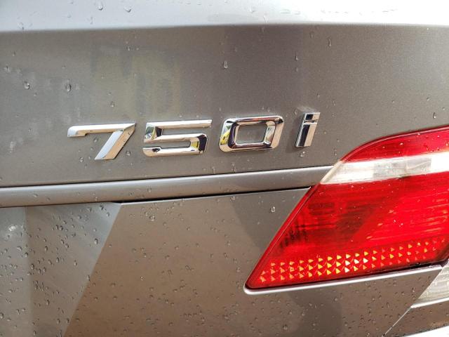 WBAHL83526DT03344 - 2006 BMW 750 I GRAY photo 10